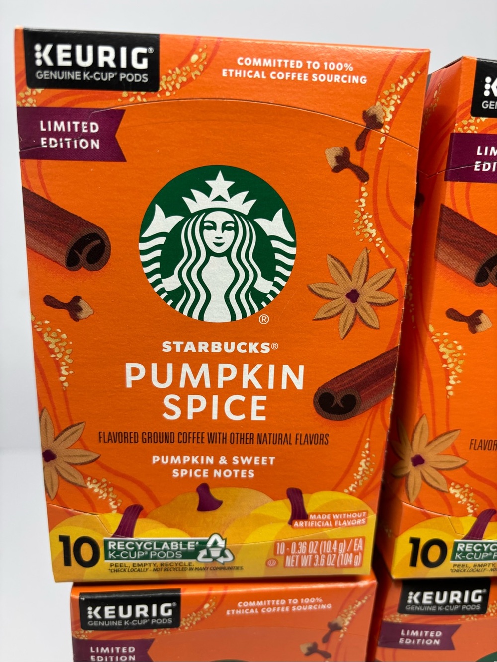 Starbucks EXPIRED Pumpkin Spice Keurig K-Cup Pods Orange - Picture 2 of 3